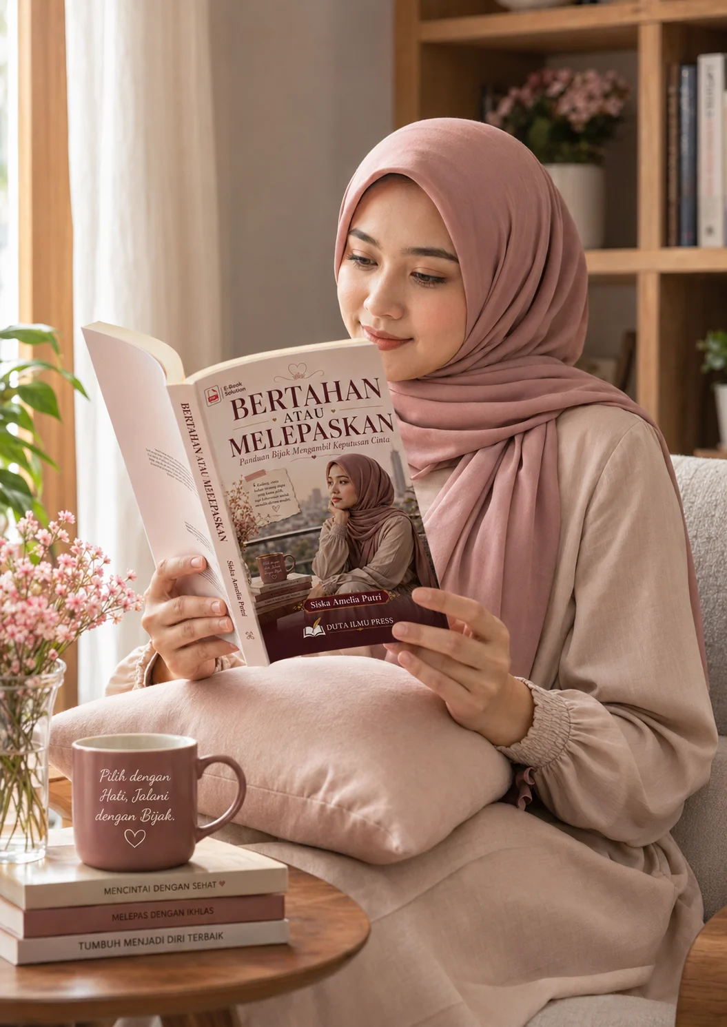 BERTAHAN ATAU MELEPASKAN	Panduan Bijak Mengambil Keputusan Cinta	 preview 1