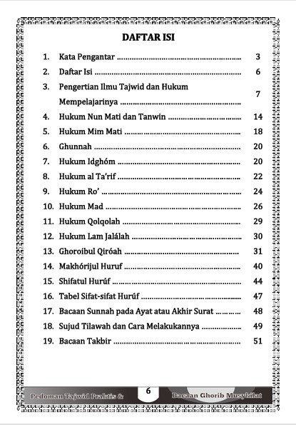 BUKU PEDOMAN TAJWID DAN GHORIB MUSYKILAT-Mengurai Lafadz yang Sulit Menjadi Mudah preview 1