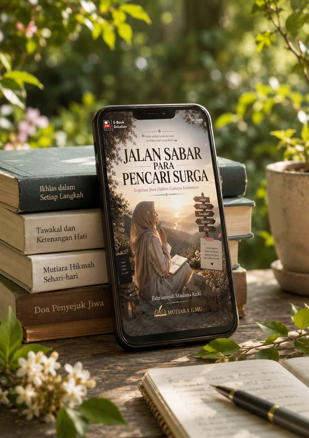 JALAN SABAR PARA PENCARI SURGA -  Inspirasi Jiwa Dalam Cahaya Keimanan preview 2