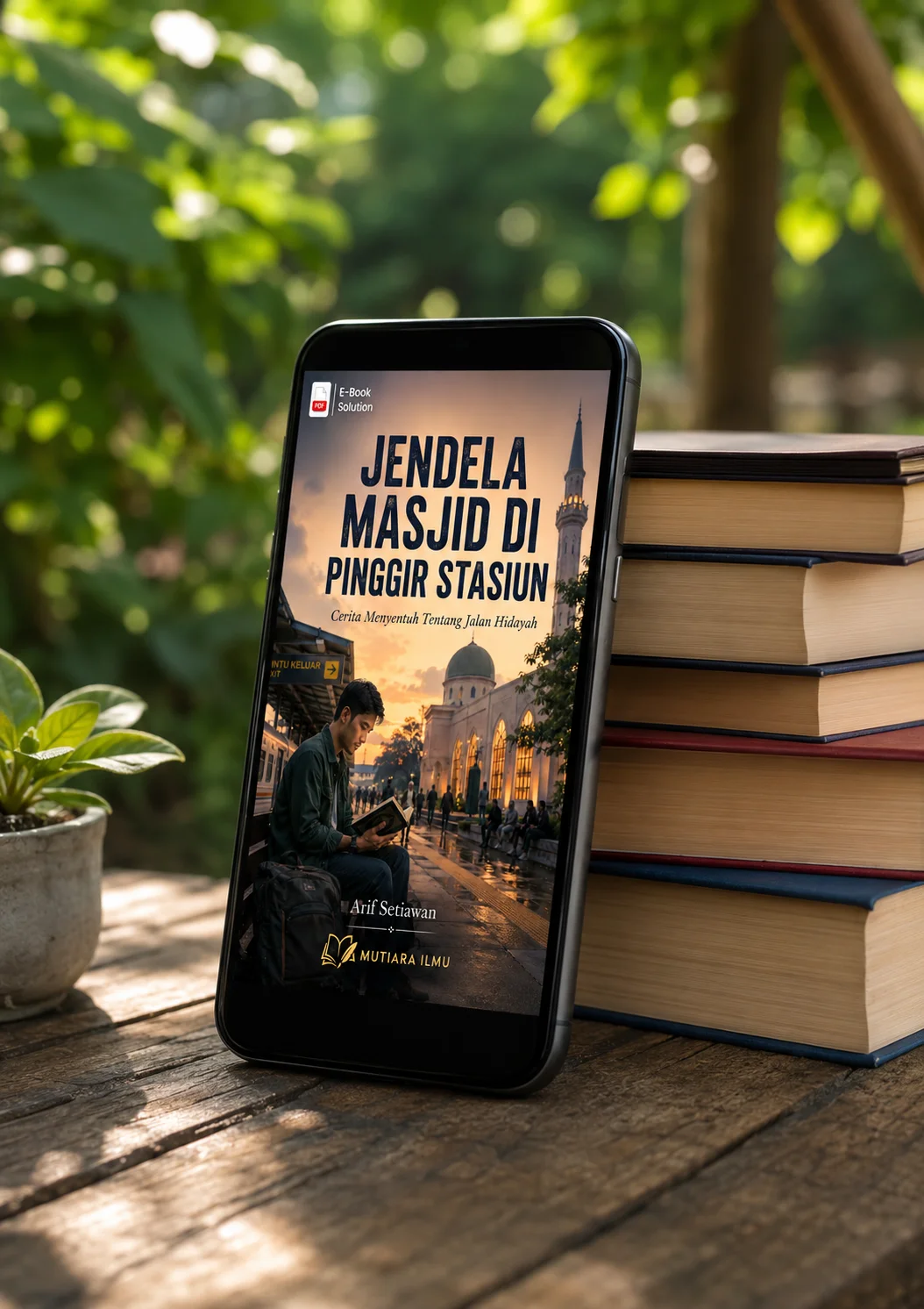 JENDELA MASJID DI PINGGIR STASIUN -  Cerita Menyentuh Tentang Jalan Hidayah preview 3