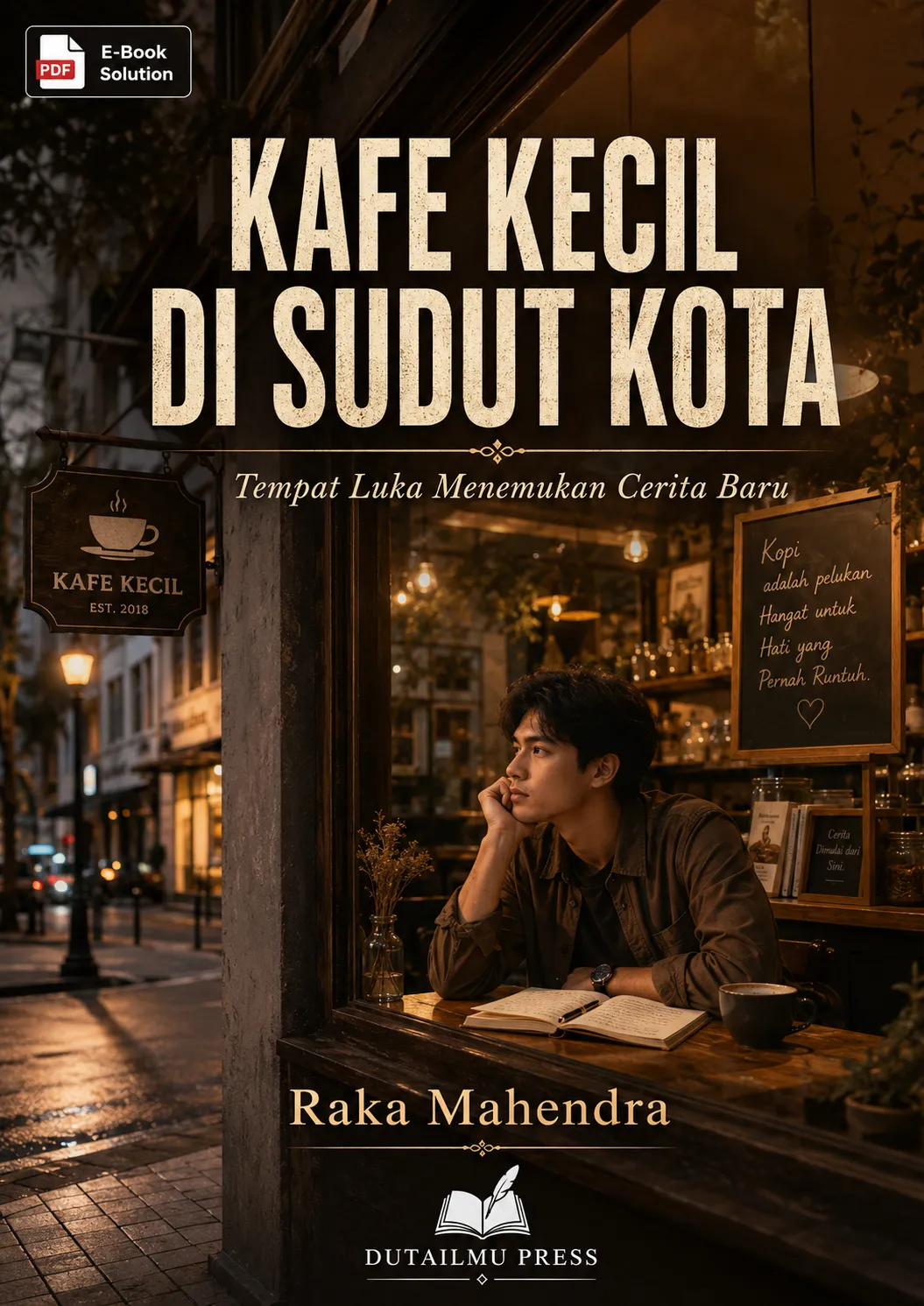 KAFE KECIL DI SUDUT KOTA	Tempat Luka Menemukan Cerita Baru	
