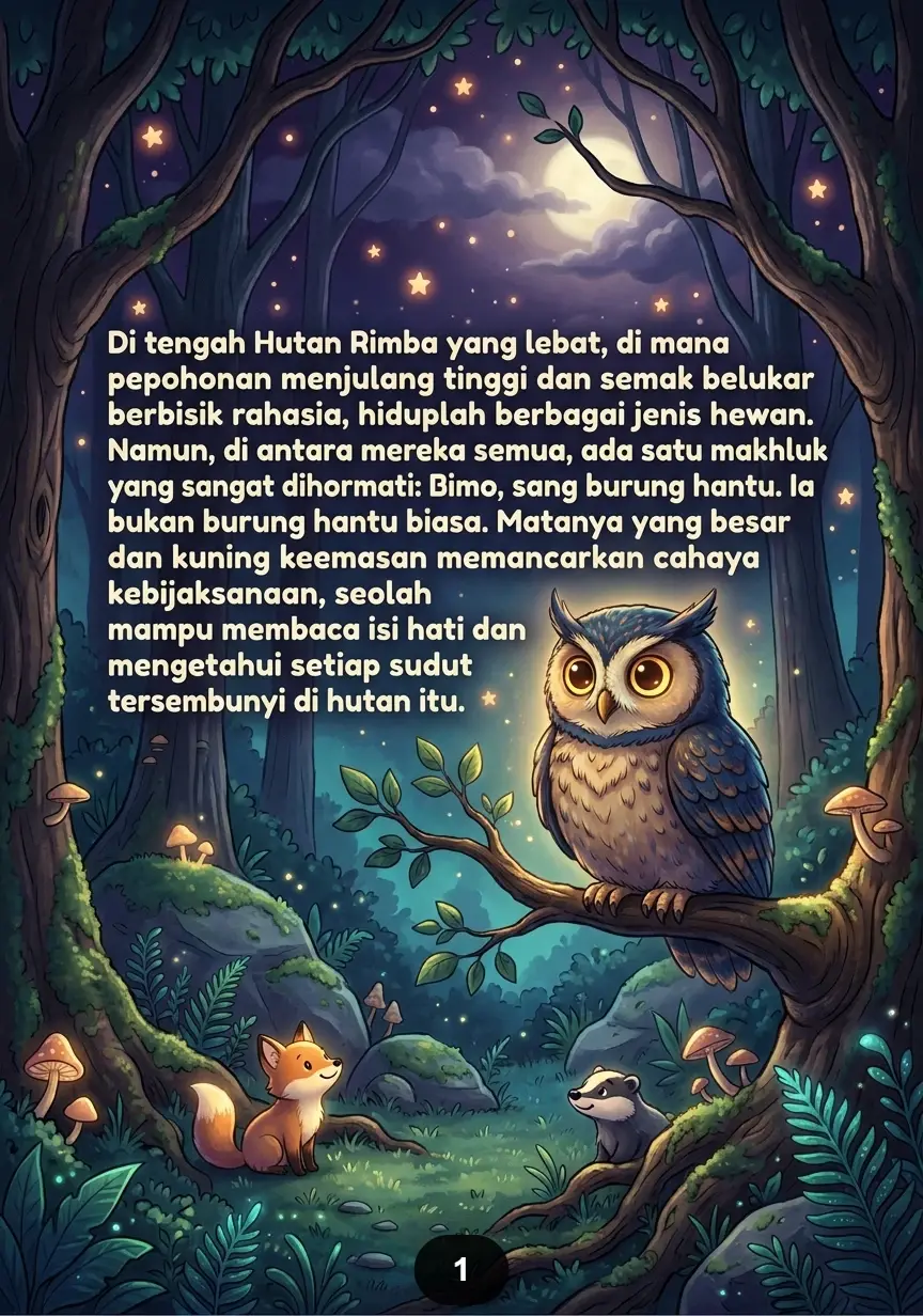 KISAH BURUNG HANTU BIJAKSANA  Rahasia Malam Penuh Keajaiban preview 3