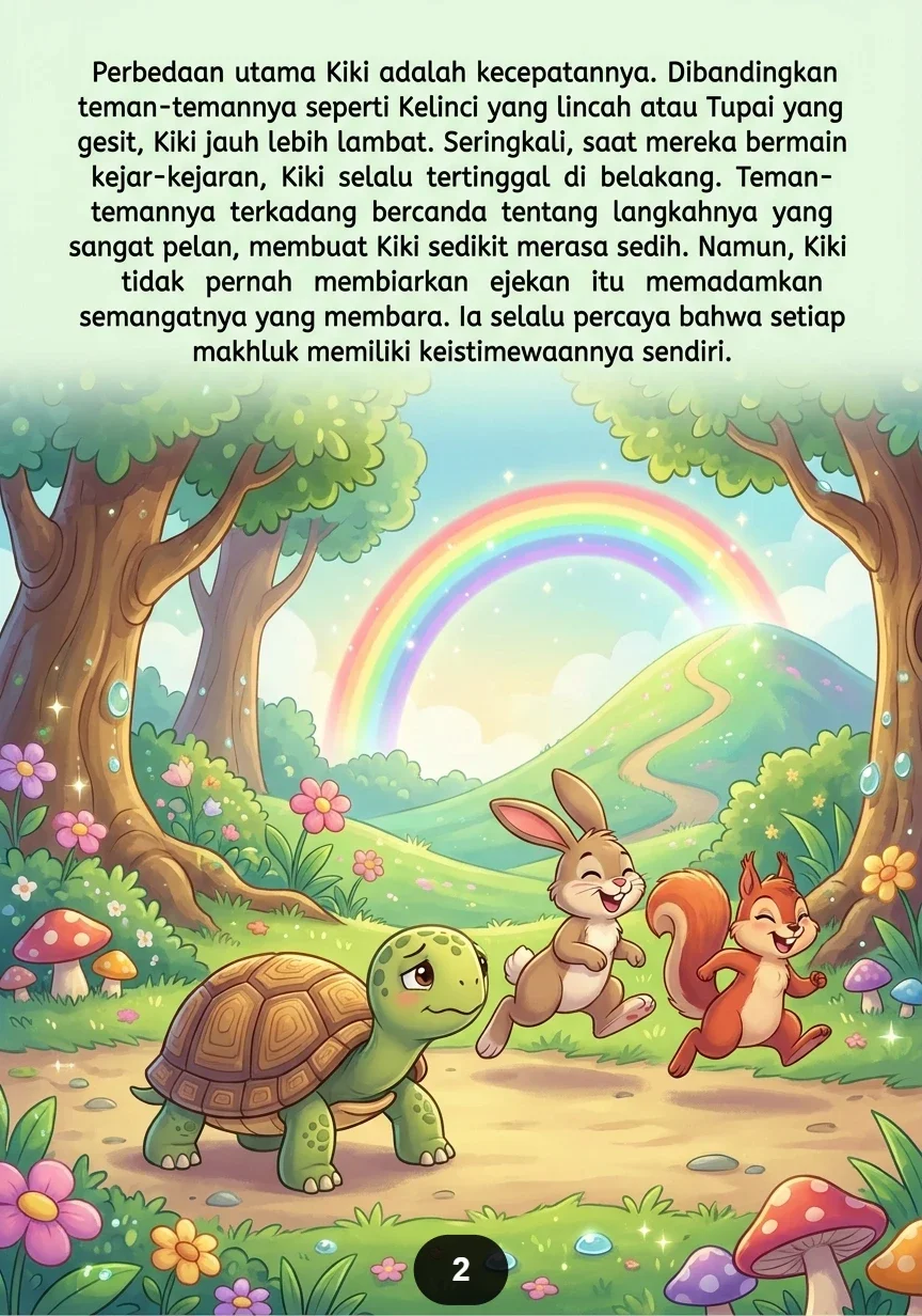 KURA-KURA KECIL YANG TAK MENYERAH Balapan Seru Menuju Bukit Pelangi preview 2