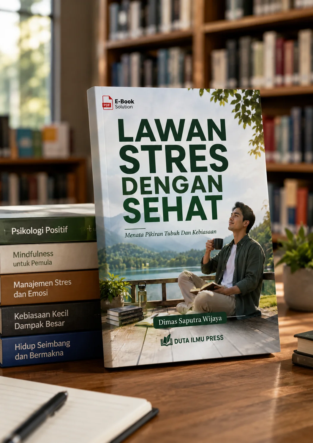 LAWAN STRES DENGAN SEHAT	Menata Pikiran Tubuh Dan Kebiasaan	 preview 2