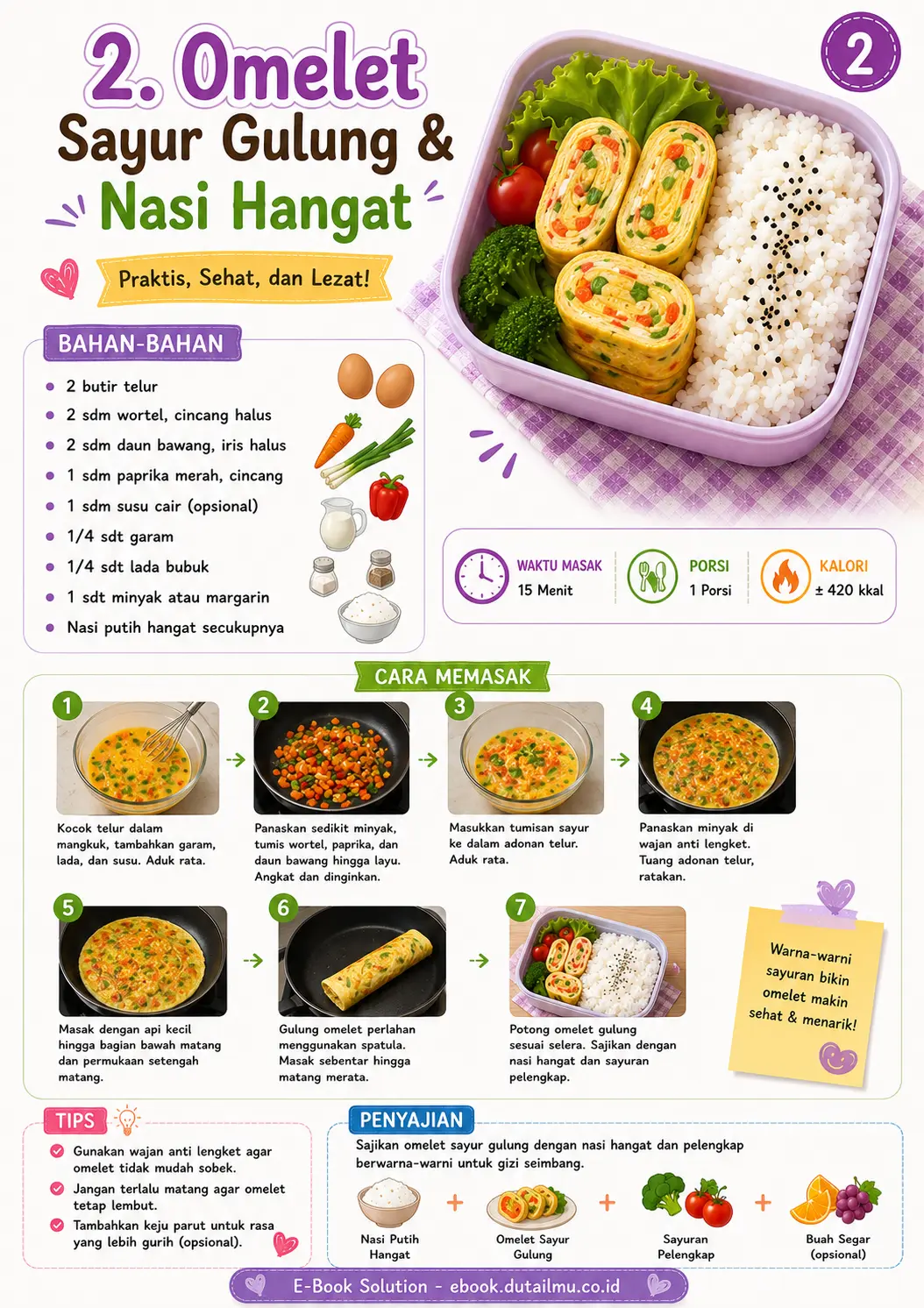 LUNCH BOX CINTA DARI RUMAH	Bekal Sehat Hemat Dan Menyenangkan preview 2