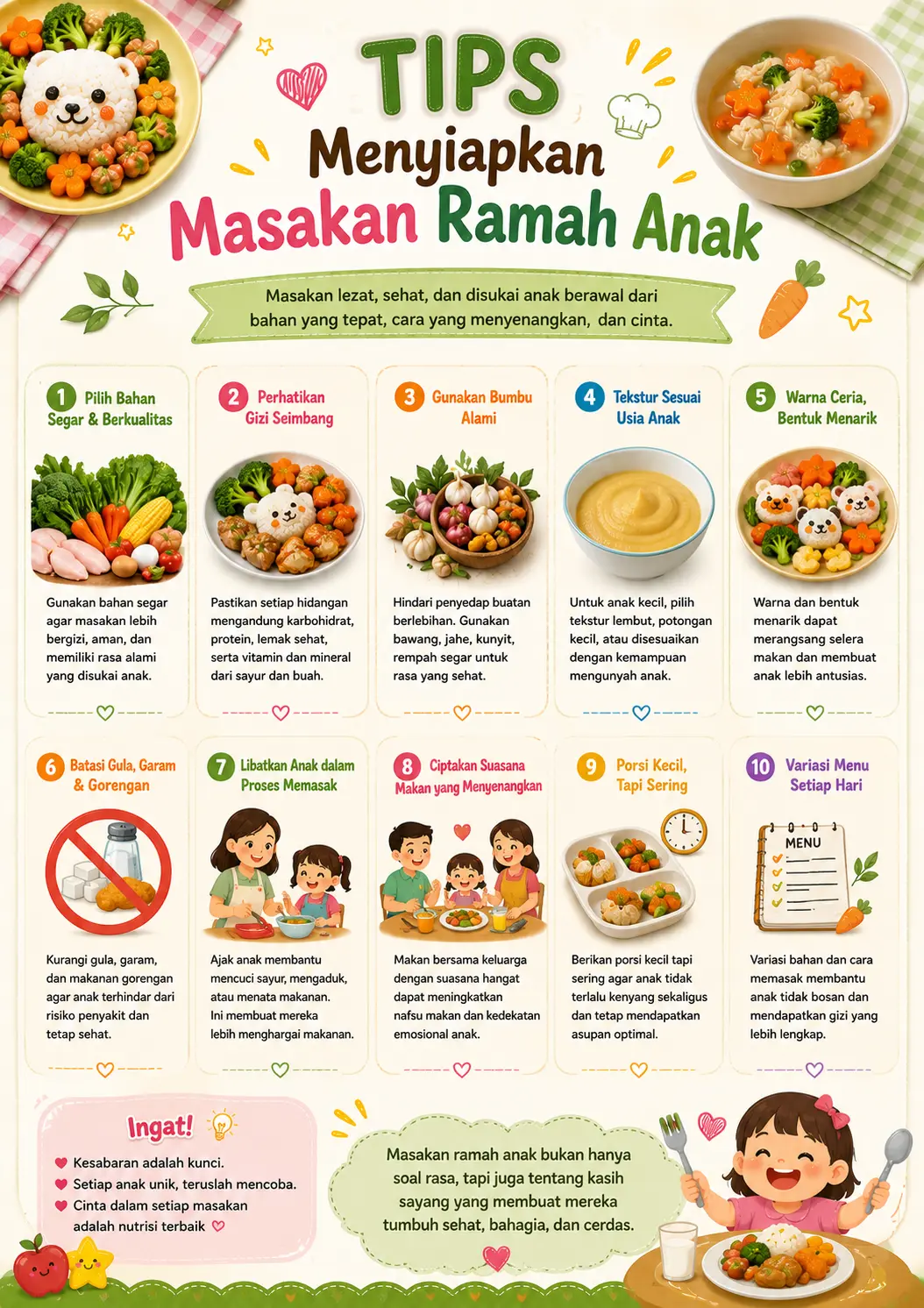 MASAKAN ANAK YANG DISUKA	Resep Lezat Sehat Ramah Anak preview 1