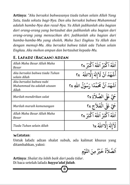 MATERI HAFALAN SANTRI TPQ/TPA-Kumpulan Materi Hafalan Santri preview 2