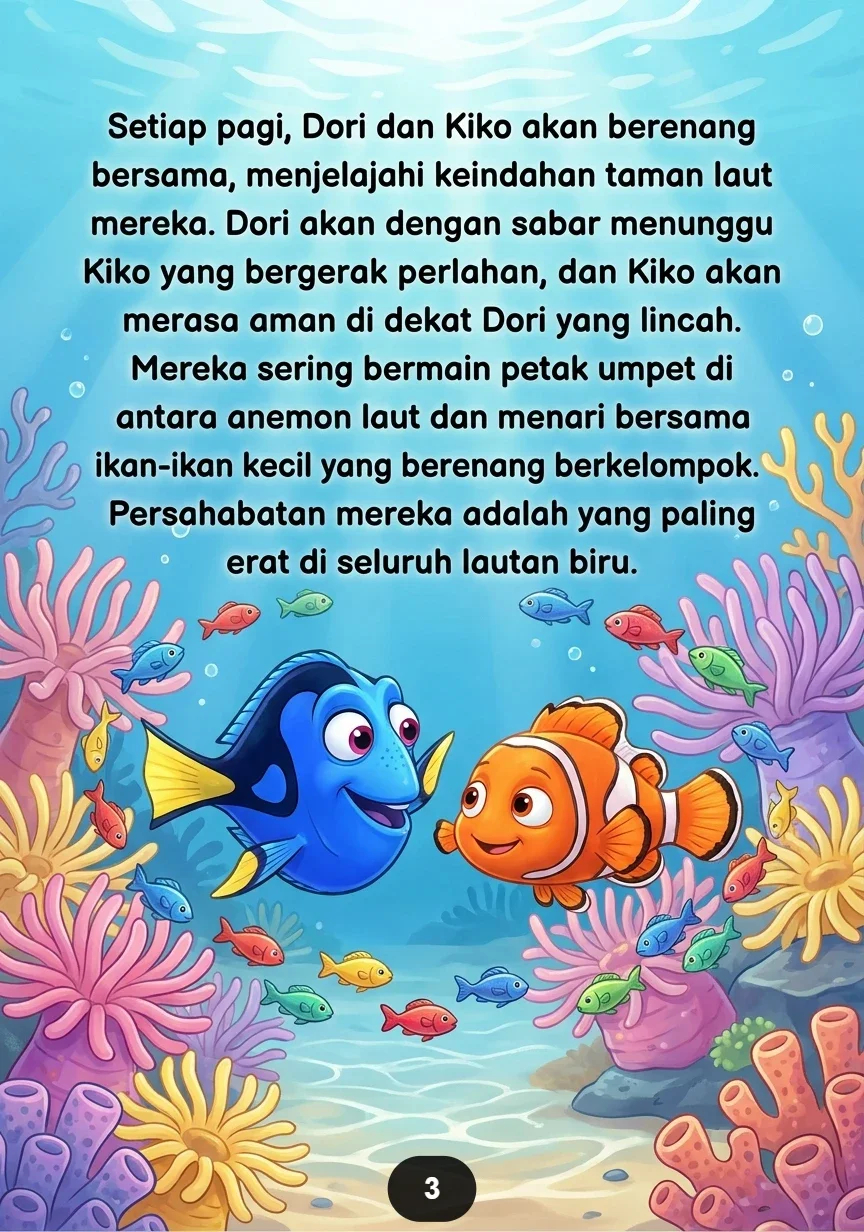 PETUALANGAN LUMBA-LUMBA CERIA Menolong Sahabat Di Laut Biru preview 3