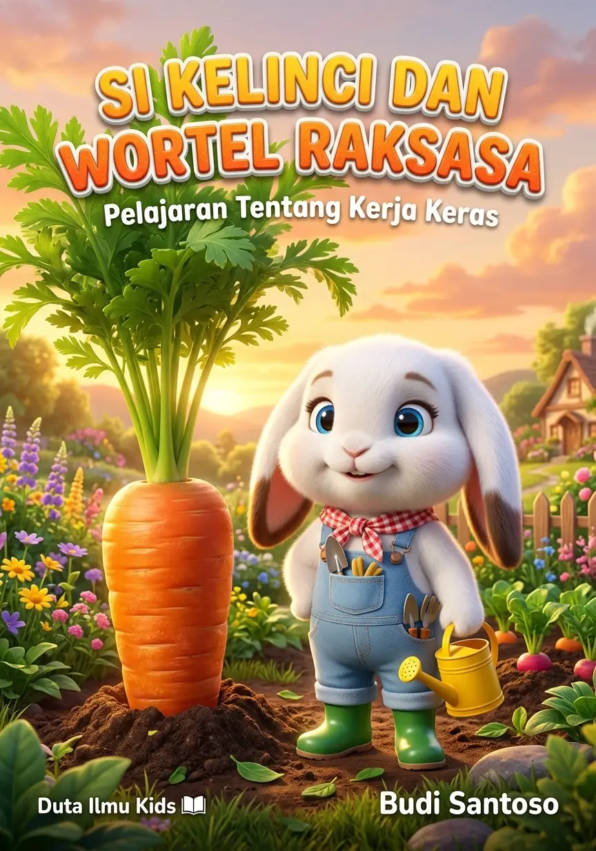 SI KELINCI DAN WORTEL RAKSASA Pelajaran tentang Kerja Keras