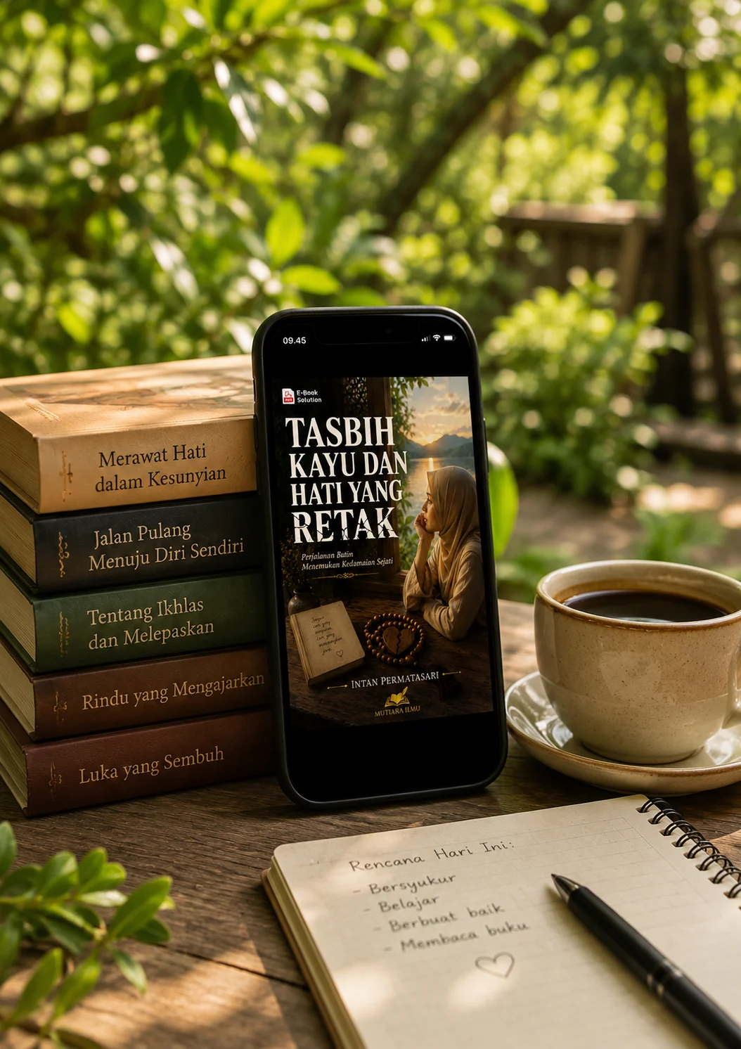 TASBIH KAYU DAN HATI YANG RETAK-Perjalanan Batin Menemukan Kedamaian Sejati preview 1