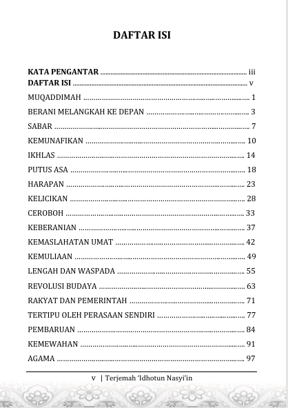 Terjemah Kitab Idhotun Nasyi'in Teks Arab - Indonesia preview 1