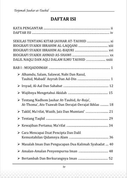 Terjemah Kitab Jauharut Tauhid Bahasa Indonesia preview 1