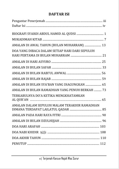 Terjemah Kitab Kanzun Najah Wassurur - Bahasa Indonesia preview 1