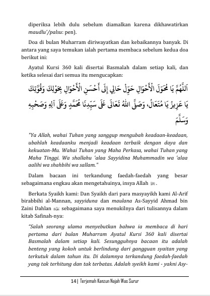 Terjemah Kitab Kanzun Najah Wassurur - Bahasa Indonesia preview 3