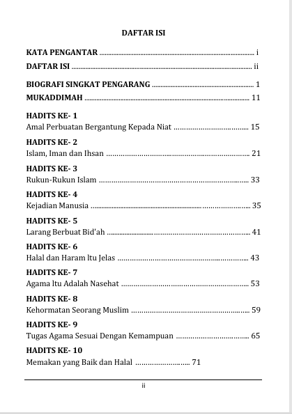 Terjemah Kitab Syarah Arbain Nawawi - Bahasa Indonesia preview 3
