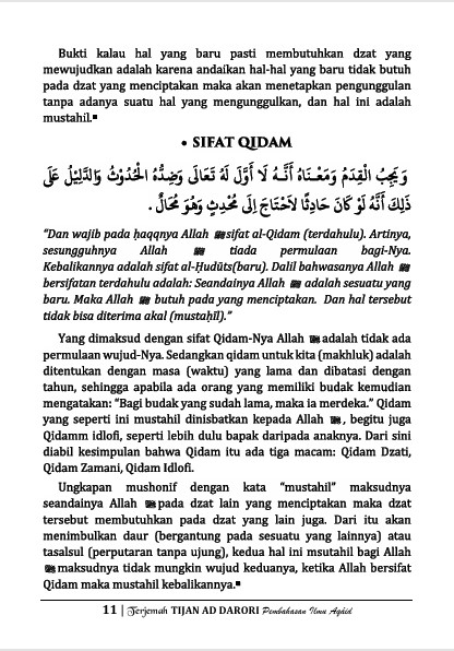 TERJEMAH KITAB TIJAN AD-DARORI BAHASA INDONESIA-Pembahasan Ilmu Aqoid (Tauhid) preview 3