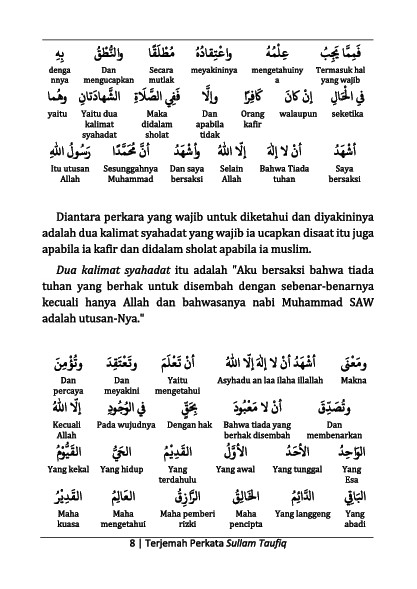 TERJEMAH PERKATA KITAB SULLAMUT TAUFIQ BAHASA INDONESIA-Pembahasan Aqidah dan Hukum Islam preview 2