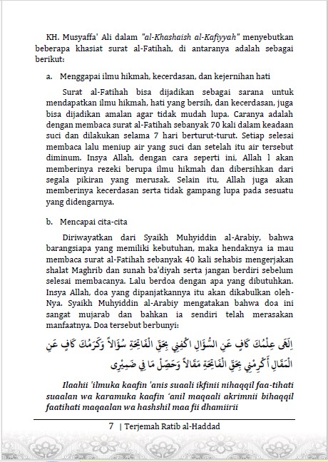 Terjemah Syarah Ratibul Haddad – Bahasa Indonesia | Do’a dan Dzikir Keselamatan preview 1